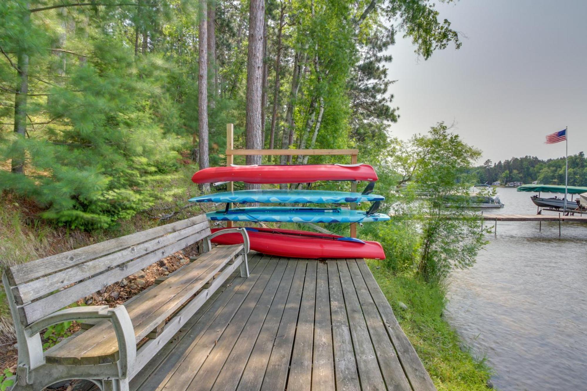 Pequot Lakes Cabin Retreat With Dock And 5 Bikes! Zewnętrze zdjęcie